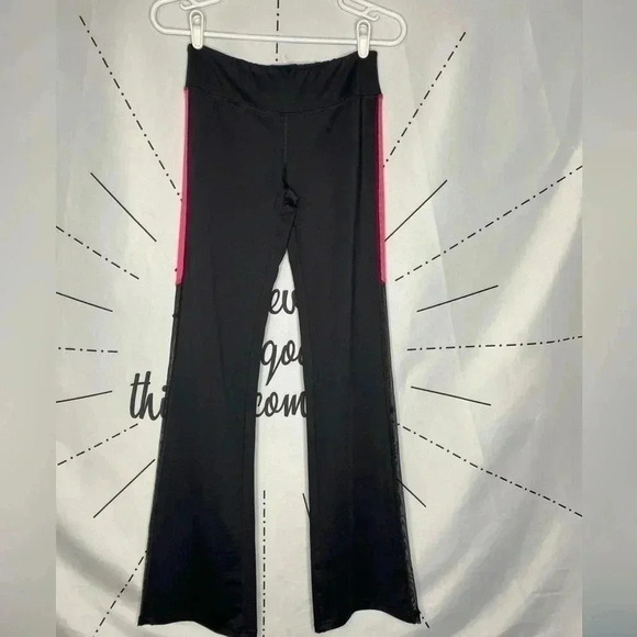 Forever21 Y2K Flare Polka Dot Workout/Gym Mesh Pants - Picture 6 of 8